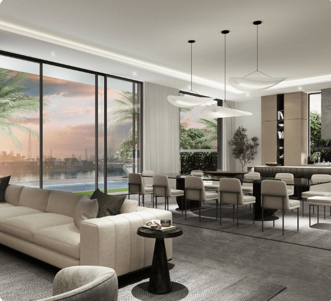 Intérieur luxueux d’une villa à The Sanctuary.