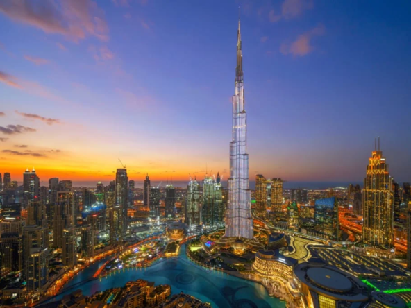 Vue panoramique de Dubaï, symbolisant la transformation du marché immobilier en 2025.